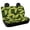 Green Fern Leaf Print, variant on Uourmeti Skateboarding Dachshund, Non-Slip Replacement Seat Protectors Set of 2 Waterproof All Weather Car Back Seat Cover for Auto Car Interior