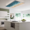 thumbnail image 3 of Teal Coastal Magnetic Fluorescent Light Covers for Ceiling Lights 2 x 4 Feet, Summer Beach Nautical Saeside Office Classroom Kitchen Drop Ceiling Light Covers Lighting Filters Shade Panel 4 Packs, 3 of 9