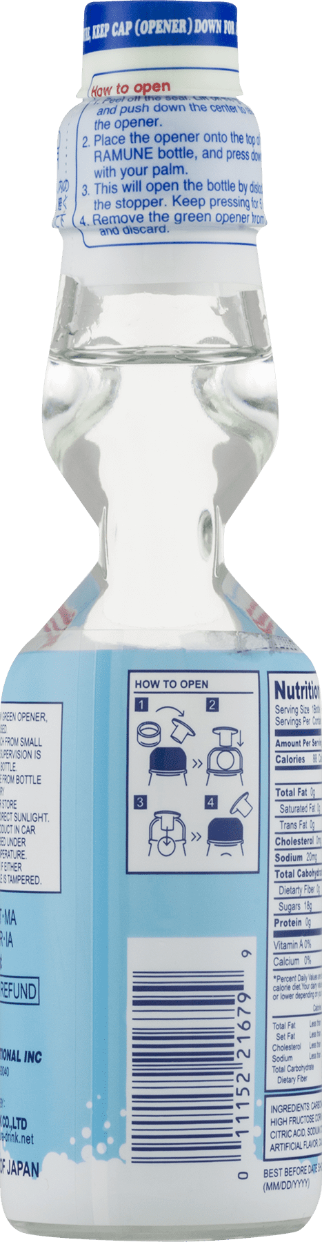 (9 pack) Kimura Ramune Original, 6.76 Fluid Ounce.