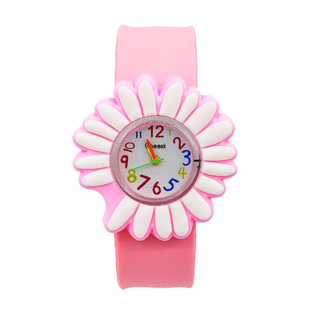 Recién llegados, reloj para niños, relojes de juguete para niños, regalo de cumpleaños para bebé, flor, rábano, planta de fresa, reloj de cuarzo Digital para niños Gao Jinjia LED