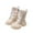 C163/Beige, variant on XIYON Girls Boots Stylish Girls Ankle Boots For Fashion Toddlers Kids With Durable Synthetic Leather Upper And Comfortable Cushioned Sole 4-4.5 Years