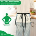 thumbnail image 3 of Yayeee Waist Apron with Pockets for Cooking Waterproof Half Server Aprons, Abstract Mountain, 3 of 7
