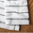 thumbnail image 3 of KitchenAid Albany Kitchen Towel 4-Pack Set, Grey/White, 16"x26", 3 of 4