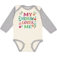 thumbnail image 3 of Inktastic My Memaw Loves Me Girl Grandchild Girls Long Sleeve Baby Bodysuit, 3 of 5