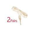 thumbnail image 3 of INSPIRE CHIC Unisex Solid Color Flat 0.4'' Wide Ribbon Shoelaces 2 Pairs 80cm/31.5" Pale Pink, 3 of 6