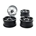 thumbnail image 4 of kusrkot 4-Pack Aluminum Alloy Wheel Rims for HSP HPI Team Hongnor RC Car, 4 of 7