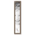 thumbnail image 2 of ArtToFrames 7" x 43" Aged White Gold Picture Frame, 7x43 inch Silver Wood Poster Frame (WOM-2036),  Pack, 2 of 7