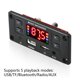 thumbnail image 3 of Reproductor MP3 Bluetooth para coche de 60 W, radio manos libres, lector de tarjetas USB, entrada auxiliar, reproductor de audio, 3 of 8