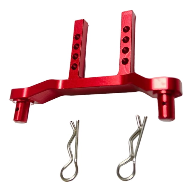 Partes de Metal Impermeable para coche RC Hugo actualización Eje trasero Copa 1/18 LRAT Shell rojo