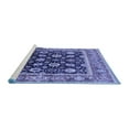 thumbnail image 2 of Ahgly Company Machine Washable Indoor Rectangle Oriental Blue Traditional Area Rugs, 5' x 7', 2 of 4