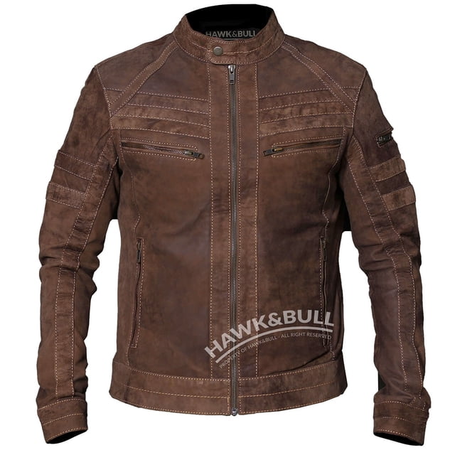 Brown Leather Motorcycle Jacket Motorcycle Jackets For Men Vintage Leather Motorcycle Jacket Brown Biker Jacket Leather Motorcycle Jacket size XXS