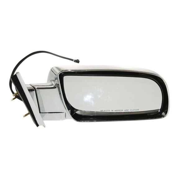 MIRROR Compatible For 1988-1999 Chevrolet K1500 1999-2000 Cadillac Escalade Right Passenger Heated Power Glass Chrome