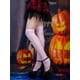 thumbnail image 2 of Xiao Hua 2 pares de calcetines de Halloween hasta el muslo, largos, por encima de la rodilla, para disfraz de Halloween, cosplay, fiesta, color rosa, 2 of 2