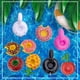 thumbnail image 3 of Soportes inflables para bebidas, 12 paquetes de posavasos inflables, flotadores para bebidas, soporte flotante para bebidas, juguetes de baño para niños y fiesta en la piscina Adepaton WMZL-1386, 3 of 7