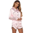 thumbnail image 4 of Europa y Estados Unidos pantalones cortos de manga larga Europa y Estados Unidos ropa de casa pijamas de mujer, 4 of 5