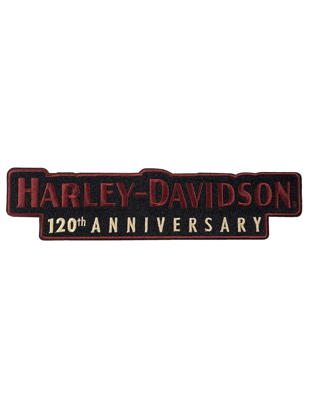 HarleyDavidson 120th Anniversary Rocker Back Embroidered Emblem SewOn
