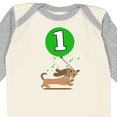 thumbnail image 4 of Inktastic 1st Birthday Puppy 1 Year Old Boy Boys Long Sleeve Baby Bodysuit, 4 of 5