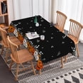 thumbnail image 3 of Tchckioa Pumpkin Ghost Tablecloth for Kitchen Dining,60x84 Inch Rectangular Waterproof Stain Proof Table Cover, 3 of 6