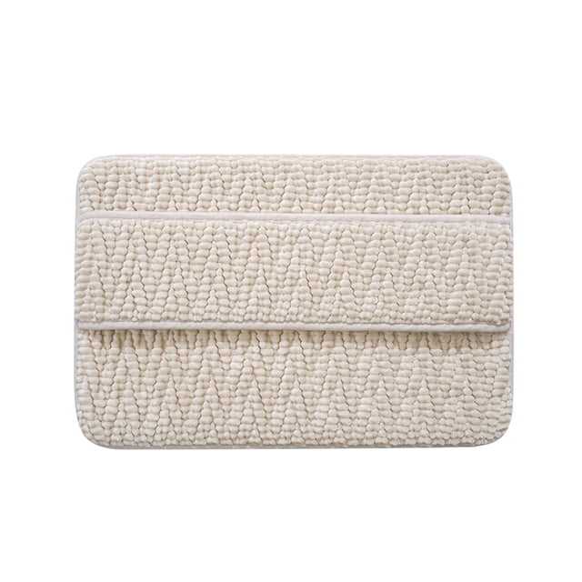 Bath Mats for Bathroom Bathroom Carpet, Instep Massage Bath Mat, Thick, Soft, Anti Slip, Fully Wound Bath Mat, Absorbent and Washable Bathroom Carpetbath Rugs for Bathroom