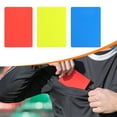 thumbnail image 6 of Dualoai Referee Penalty Cards Soccer Referee Cards Lightweight for Sport Competition PVC Versatile Red Yellow Blue Judge Accessories, 6 of 9