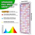 DONGPAI LED Grow Light Panel Full Spectrum 10Level Dimmable Plant Grow