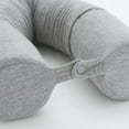 thumbnail image 5 of Cylindrical Twisted Pillow Memory Cotton Bendable Travel Neck Guard Pillow Slow Rebound U Pillow, 5 of 9