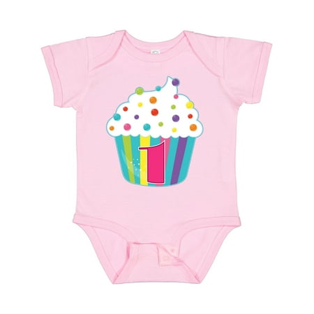 

Inktastic 1st Birthday Cupcake Gift Baby Boy or Baby Girl Bodysuit
