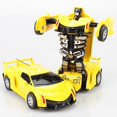 thumbnail image 1 of 2 In 1 Deformation Robot Kit 12-13cm One Step Deformation Toy Car Model Children's Toy Birthday Gift-b, 1 of 1