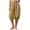 Khaki, variant on Womens Capri Pants Fashion Casual High Waist Cropped Harem Pants with Pockets Lightweight Comfy Capris Slacks