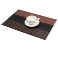 thumbnail image 3 of Mantel individual SHACOS Ombre Coffee Black, paquete de 6 unidades, PVC, 30 x 44 cm, 3 of 7