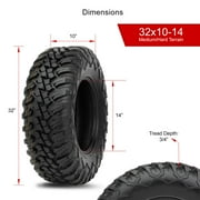 Tusk Terrabite Radial Tire 27x9-12 Medium/Hard Terrain