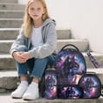 thumbnail image 2 of Jeiento Galaxy Backpack Set for 9-12 Years Old 5 Pcs Wolf 17 Inch Lightweight Bookbag with Insulated Lunch Bag Pencil Case for Elementary School Gift for Son, 2 of 7