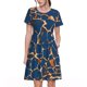 thumbnail image 1 of Disketp Giraffe Skin para Vestido de Manga Corta para Mujeres, Vestidos de Verano para Mujeres, Casual y Holgado para la Playa, 1 of 6