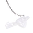 thumbnail image 1 of FrostHike Toilet Drain Valve Flush Replacement Rubber Flapper Bathroom Tool Kit Universal(White), 1 of 5