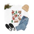 thumbnail image 2 of Sudaderas holgadas navideñas para mujer, con estampado animal, cuello redondo, manga larga, jerséis, tops, sudaderas informales de gran tamaño para otoño e invierno 2025, 2 of 5
