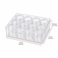 thumbnail image 3 of Small Plastic Storage Containers with Lids 12 Pack for Craft and Jewelry Storage, 3 of 6