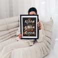 thumbnail image 5 of Bloom Vintage Flowers - Photography Floral Flowers Vintage Quote Botanical Typography Modern Art Black Framed Wall Art Print 16 x 24 inches, 5 of 7