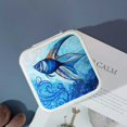 thumbnail image 4 of Autua Fish Flexible Storage Jewelry Box for Necklace, Ring, Earring Organization and Protection, Compact Size with Multiple Compartments White, 4 of 5