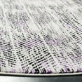 thumbnail image 4 of SAFAVIEH Skyler Catriona Striped Area Rug, Grey/Purple, 6'7" x 6'7" Round, 4 of 9