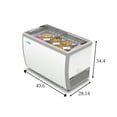 thumbnail image 3 of KoolMore 50 in. 8 Tub Ice Cream Dipping Cabinet Freezer - 13 cu. ft., 3 of 11