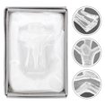 thumbnail image 5 of OFFIGAM Crystal Cross Adornment Transparent 2 Sets Home Decor Religious Ornament 1.97X1.38X0.59in, 5 of 10
