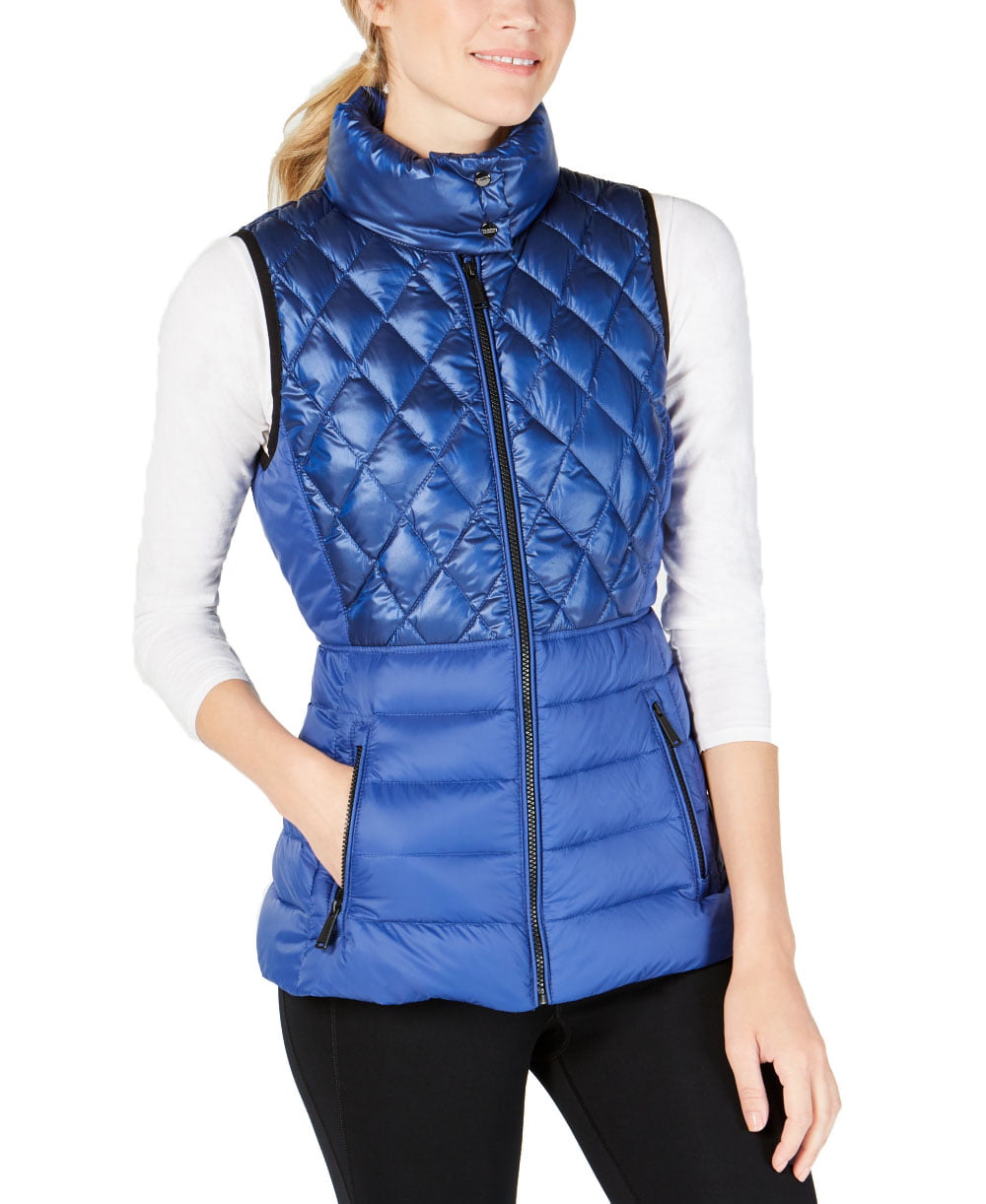 Nageslacht warm Appal Calvin Klein Performance Women's Quilted Down Vest (Blue, L) - Walmart.com