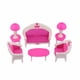 thumbnail image 1 of Dress Up Doll Sofá Juego De 6 Piezas Sofá Grande Europeo Juego De Sala De Estar Silla Vogacara  FN002587-00, 1 of 5