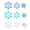 style1:style1;, variant on 50 Mini Small Resin Snowflakes 3 Colors.3 Sizes Diy Accessories - style1:style1;