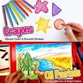 thumbnail image 5 of Drawing Painting Sets for Girls,Kids Art Set Case Included Double Sided Trifold Easel, Art Supplies Sets with Oil Pastels, Crayons, Colored Pencils, Watercolor Pens, Gifts for Girls (Pink, 208Pcs), 5 of 8
