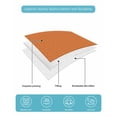 thumbnail image 5 of Quilts Twin-XL Size Bedding Set, Orange Lightweight Quilted Comforter, Pure Orange Soft Reversible Bedspread Coverlet with Pillow Covers for All Season, 68" x 98", 5 of 7