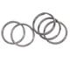 thumbnail image 3 of 100 piezas de 15 mm anillos de material acero inoxidable partidos hallazgos en para llavero artesanal de material cuero joyería perfecl Anillo partido Llaveros, 3 of 8