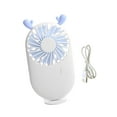 thumbnail image 1 of Ventilador de escritorio de mano Mini ventilador personal de 3 velocidades Velocidades versátiles versátiles portátiles para vacaciones Festival de ve, 1 of 9