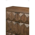 thumbnail image 3 of Origins by Alpine Trig Wood 6 Drawer Dresser in Antique Brown, 3 of 4