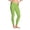 Seam thread color automatically matched to design, variant on Green Color Leggings, Green Leggings 13